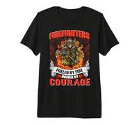 Firefighters Fueled by Fire Firefighter Fireman Firefighters Camiseta Premium