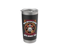 Firefighters Were Created Because Even Cops Firefighter Vaso térmico de acero inoxidable de doble pared