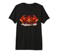 Firefighter's Wife Fireman Firefighter Funny Firefighters Camiseta Premium