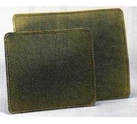 Firefix 2083 - Chapa de suelo (rectangular, chapa de acero, aspecto de latón martillado, color latón)