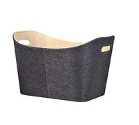 FIREFIX 825/F3 825/F3-Bolsa para leña (Fieltro, con Asas, con Yute, 560 x 420 x 370 mm), Antracita