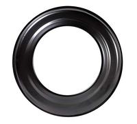 FIREFIX R160/R - Roseta para tubo de estufa, color negro