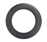 FIREFIX R200/R - Roseta para tubos de estufa de 2 mm de diámetro, 200 mm de diámetro, para estufas y fogatas Senotherm, color negro