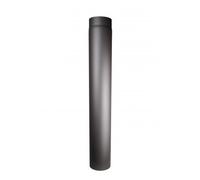 FIREFIX RD120/1 - Tubo de chimenea de acero para estufas y Fis Senotherm (120 mm de diámetro, 2 mm, 1000 mm de largo), color gris oscuro