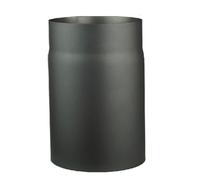 FIREFIX RD130/2 - Tubo de acero de 2 mm de grosor (tubo de humo) de 130 mm de diámetro, para estufas y hogueras, Senotherm, color gris oscuro, 250 mm de largo