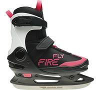 Firefly Alpha Soft III Patín De Hielo, Juventud Unisex, Black/White/Pink, 33