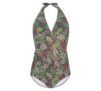 Firefly Assunta Badeanzug Bañador para Mujer, Verde Oscuro, 44