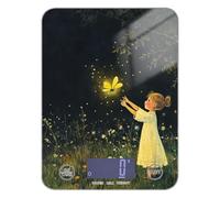 Firefly Lighting Up The Summer Night - Báscula de alimentos pequeña para viajes, 11 libras/0 18 onzas, 5 kg/5 g (escenario) para gramos y onzas con 4 unidades para Keto Keto Pesa Digital para