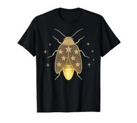 Firefly Lightning Bug Glowworm Whimsy Insectos Entomología Camiseta gráfica económica, Hombre, Negro, M