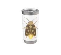 Firefly Lightning Bug Glowworm Whimsy Insectos Entomología Vaso térmico de acero inoxidable de doble pared