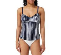 FIREFLY MEA Mm Partes de Arriba de Bikini Navy Dark/Stripe 36B