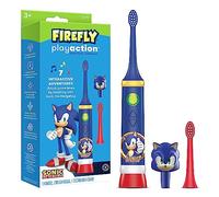 FIREFLY Play Action Sonic The Hedgehog - Kit de cepillo de dientes eléctrico interactivo con luces, música y juegos, baterías incluidas, a partir de 3 años