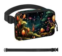 Firefly - Riñonera para correr para mujeres y hombres, riñonera cruzada con correa ajustable para deportes, Multicolor 07, 1.5x9.0x5.9in/4x23x15cm