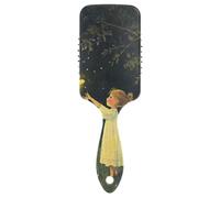 Firefly Summer Night - Cepillos suaves para el cabello diseñados para masajear el cuero cabelludo para adelgazar el cabello con mango ergonómico para cabello
