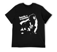 fireflys Siouxsie and The Banshees T-Shirt Graphic tee Shirt for Men Black