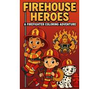 Firehouse Heroes: A Firefighter Coloring Adventure