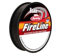 FireLine - Hilo para cuentas abalorios hilo 4,5 kg - color gris oscuro de 0,25 mm - 45 m