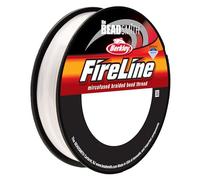 FireLine - Hilo para Cuentas de 8 Libras, Transparente, 0,23 mm, 114 m