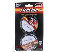 Fireline Paquete de 2 hilos para abalorios, transparente, 1 carrete de 13,7 m en 4 libras y 6 libras