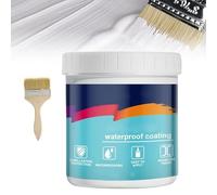 Firelye Polyurethane Waterproof Coating, Poliuretano Waterproof Coating, Polyurethane Waterproofing And Leak Repair Coating, For Roof Wall Crack Floor (White,0.3kg)