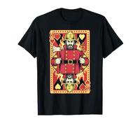 Fireman Fire Fighter King of Hearts Vintage Juego de Cartas Camiseta