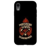 Fireman Golf - from Saving Lives - Firefighter Golfer Carcasa para iPhone XR