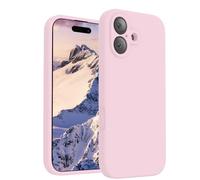 FireNova Magnetic for iPhone 17 Case, Compatible with MagSafe, [Integrated Silicone Camera Control Button] [Camera Protection] Anti-Scratch Microfiber Lining Phone Case, 6.3", Chalk Pink