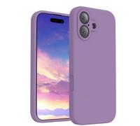 FireNova Magnetic for iPhone 17 Case, Compatible with MagSafe, [Integrated Silicone Camera Control Button] [Camera Protection] Anti-Scratch Microfiber Lining Phone Case, 6.3", Light Purple