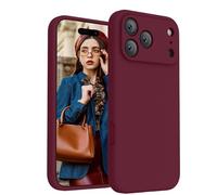 FireNova Magnetic for iPhone 17 Pro Case, Compatible with MagSafe, [Integrated Silicone Camera Control Button] [Camera Protection] Anti-Scratch Microfiber Lining Phone Case, 6.3", Plum