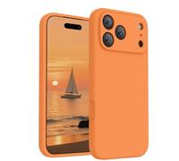 FireNova Magnetic for iPhone 17 Pro MAX Case, Compatible with MagSafe, [Integrated Silicone Camera Control Button] [Camera Protection] Anti-Scratch Microfiber Lining Phone Case, 6.9", Orange