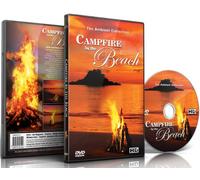 Fireplace DVD - Campfire By the Beach with the Sounds of the Sea and Real Wood Fire