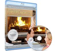Fireplace DVD For Your Home Series - Platinum Edition - Burning Wood - Long Play Blu-ray