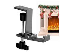 Fireplace Hooks, 3,74 pulgadas Adjustable Garlands For Mantle, Hooks With No Drill Design, Christmas Stocking Hanger For Indoor Living Room, Bedroom, Entryway, Seasonal Home Decor