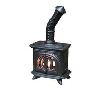 Fireplace Shaped Candle Holder - Detailed Hearth Style Sculpture, Tealight Lamp Art Decor, Humorous Accent, Solid Resin Construction | Compact Table Display Ornament, Holiday Gathering