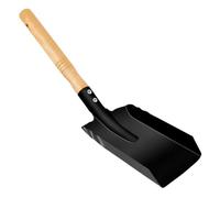 Fireplace Shovel - Coal Scoop Wooden Handle | Ash Shovel for Wood Stove | for Barbecue Outdoor Stove Garage Backyard Yard Wood