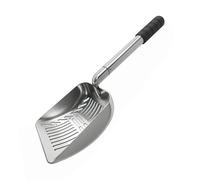 Fireplace Shovel - Hollow Out Adjustable Wood Stove Ash Sifter, Heat Resistant Coal Cleaning Tool | Outdoor Fire Pit Accessory for Backyard Camping, Stainless Steel