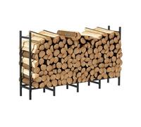 fireplace tools, Leñero de 122 cm/162 cm for interior y exterior, ideal for almacenar leña for chimenea. Apilador ajustable. Soporte resistente for troncos de chimenea.(5.3ft Firewood Rack)