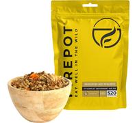 Firepot Guiso de Res con Cebada Perlada, comida liofilizada, Reg Onesize Firepot