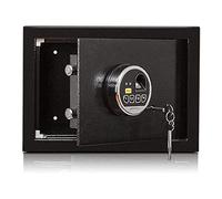 Fireproof Waterproof Cash Check Boxes Safe Accessories Business Use Includes Emergency Keys Fingerprint Cabinet for Stovaluables/Black/25 25,Black-25 * 25Cm