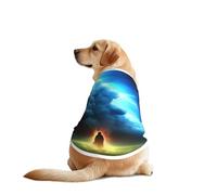 Fires and People Under Dark Clouds - Camisetas para mascotas, ropa para perros grandes y medianos, camisas cómodas para perros, perfectas para el uso diario