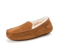 Fireside by Dearfoams mens Melbourne Slipper, Chestnut, 11 US