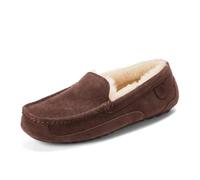Fireside by Dearfoams Zapatillas de Hombre Melbourne, café, 47 EU