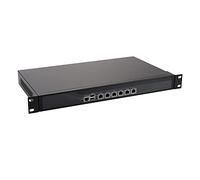 Firewall Hardware, 19 Inch 1U Rackmount, VPN, Network Appliance, 3th Gen Intel I3 3110M, 3120M, HUNSN RS11k, 6 x Intel I226-V 2.5Gbe, COM, VGA, Barebone, NO RAM, NO Storage, NO System