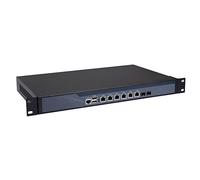 Firewall, VPN, 19 Inch 1U Rackmount, Mikrotik, Pfsense, OPNsense, Network Appliance, Z87 with I7 4770, HUNSN RS16, AES-NI, 6 x LAN, 2 x SFP+ 82599ES 10 Gigabit, Bypass, 4G RAM, 64G SSD, 500G HDD