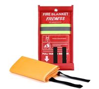 FIREWESS Manta Ignifuga, 1 Piezas - de Silicona, Manta de Emergencia contra Incendios para Cocina