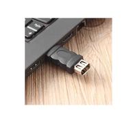 Firewire IEEE 1394 6-pin female to USB 2.0 Type A male adapter for cameras, mobile phones, MP3 players, and PDAs (black)
