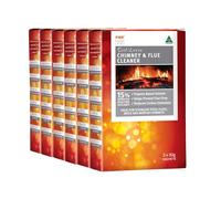 Firewise 18 tratamientos de hollín suelto para chimeneas y chimeneas que disuelve el hollín, el alquitrán y la creosota aumenta la eficiencia del calentador, reduce las emisiones de humo y no es