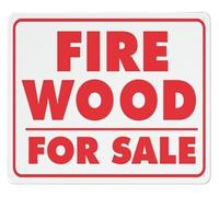 Firewood For Sale Decorative Sign 12x8 Inch