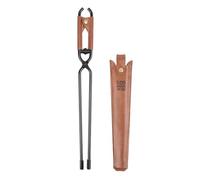 Firewood - Grabber de registro de metal de acero | Anti-Slip Easy-to-Use High Temperature Resistant Durable Lightweight Charcoal Clip for Grilling, Cooking, Barbacoa, Fireplace, Outdoor Fire Pit