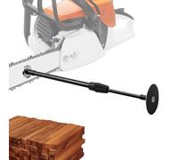 Firewood Measuring Tool - Firewood Cutting Tool | Measure Fiŕewood Length, Measuring For Chainsaw, Adjustable Strong Magnetic Rod With Telescopic Shaft, Gauge Attaches To Chainsaw Bar